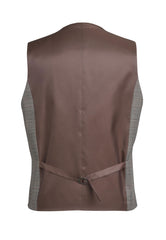 Brook Taverner Emilio Waistcoat | Grey Check