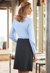 Brook Taverner Empoli Skirt | Mid Blue