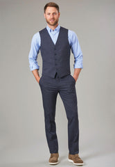 Brook Taverner Fabian Trouser | Grey Check