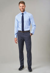 Brook Taverner Fabian Trouser | Navy Check