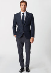 Brook Taverner Fabian Trouser | Grey Check
