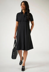 Brook Taverner Gemini Shirt Dress | Burgundy
