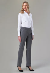 Brook Taverner Genoa Trouser | Mid Blue