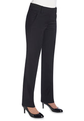 Brook Taverner Genoa Trouser | Mid Blue