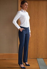 Brook Taverner Genoa Trouser | Navy Check
