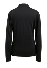Brook Taverner Golden Turtleneck Jumper | Navy
