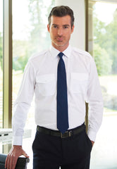 Brook Taverner Hermes Pilot Shirt | White