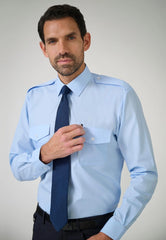 Brook Taverner Hermes Pilot Shirt | White