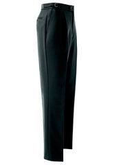 Brook Taverner Herringbone Trouser | Black h/b