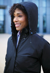 Brook Taverner Hobbs Padded Raincoat | Navy