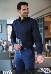 Brook Taverner Kodiak Shirt | Denim Marl