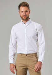 Brook Taverner Lawrence Shirt | Navy Strip