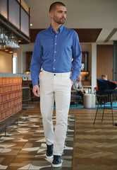 Brook Taverner Leo Slim Fit Chino | Midnight