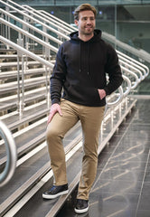 Brook Taverner Leo Slim Fit Chino | Black