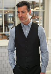 Brook Taverner Mercury Waistcoat | Navy