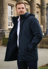 Brook Taverner Midland Padded Raincoat | Navy