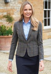 Brook Taverner Montreal Tweed Jacket | Grey/Brown