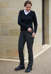 Brook Taverner Nantes Cargo Trouser | Black