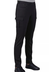 Brook Taverner Nantes Cargo Trouser | Black