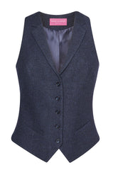 Brook Taverner Nashville Tweed Waistcoat | Grey/Brown