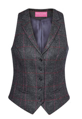 Brook Taverner Nashville Tweed Waistcoat | Charc H/B