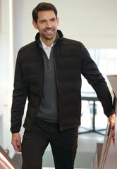 Brook Taverner Newport Hybrid Jacket | Black