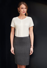 Brook Taverner Numana Skirt | Grey Check
