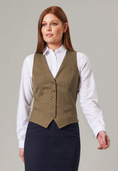 Brook Taverner Olivia Waistcoat | Grey Check
