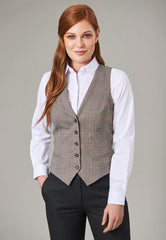 Brook Taverner Olivia Waistcoat | Grey Check