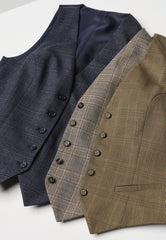 Brook Taverner Olivia Waistcoat | Grey Check
