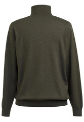 Brook Taverner Oslo Rollneck Jumper | Moss