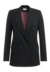 Brook Taverner Perdita Double Breasted Jacket | Navy