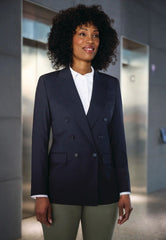 Brook Taverner Perdita Double Breasted Jacket | Navy