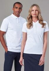 Brook Taverner Hampton Premium Cotton Polo | Grey Marl