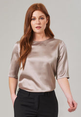 Brook Taverner Ravenna Blouse | Taupe