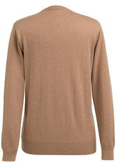 Brook Taverner Riga V-Neck Jumper | Charcoal