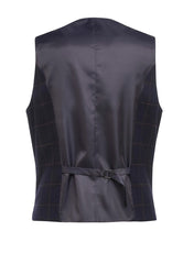 Brook Taverner Rockwood Tweed Waistcoat | Navy H/B