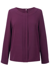 Brook Taverner Roma Blouse | Navy