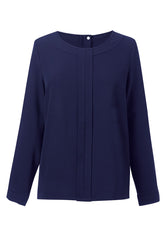 Brook Taverner Roma Blouse | Sky Blue