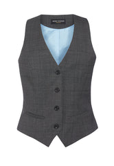 Brook Taverner Scapoli Waistcoat | Grey Check