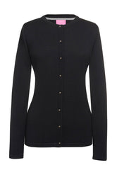 Brook Taverner Seattle Crew-neck Cardigan | Navy