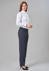 Brook Taverner Stella Trouser | Navy Check