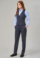 Brook Taverner Stella Trouser | Grey Check