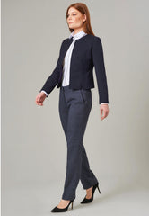 Brook Taverner Stella Trouser | Grey Check