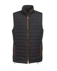 Brook Taverner Tampa Premium Quilted Gilet | Black