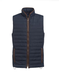 Brook Taverner Tampa Premium Quilted Gilet | Black