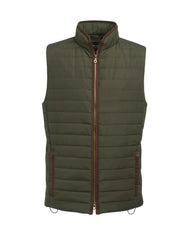 Brook Taverner Tampa Premium Quilted Gilet | Olive