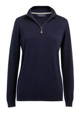 Brook Taverner Taylor 1/4 Zip Jumper | Navy