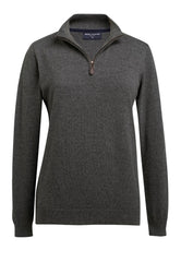 Brook Taverner Taylor 1/4 Zip Jumper | Silver