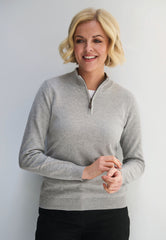 Brook Taverner Taylor 1/4 Zip Jumper | Navy
